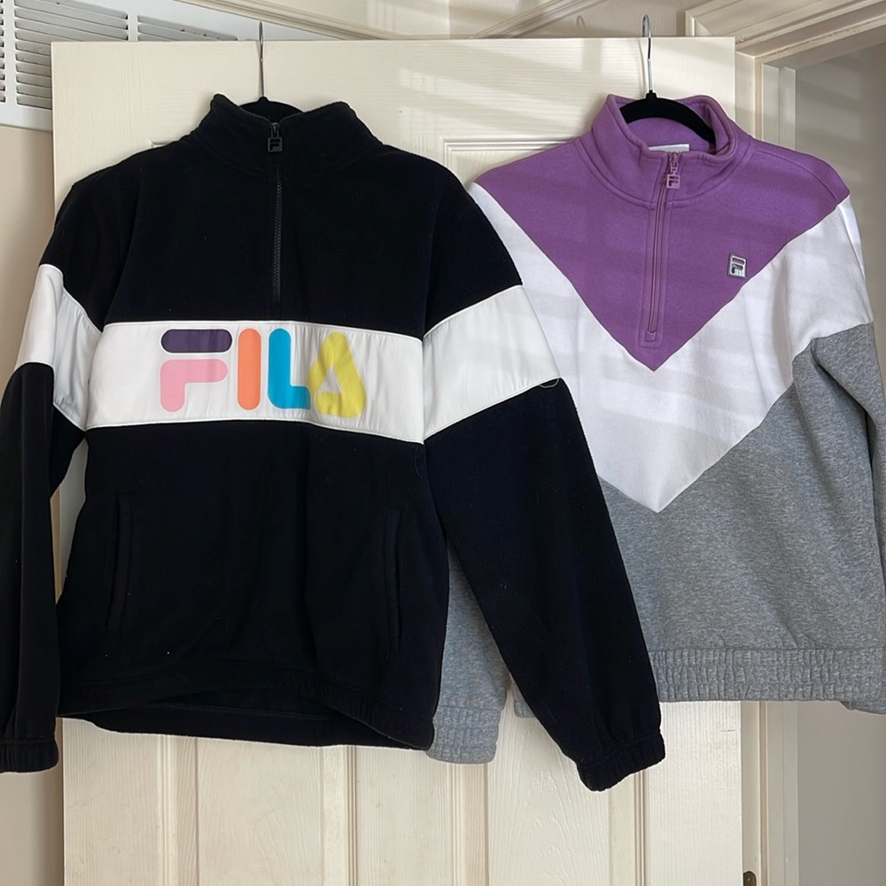 2 Fila quarter zip pull-over, small